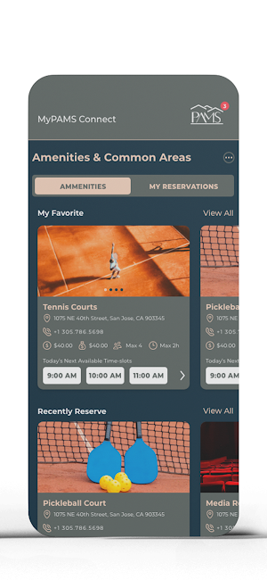 MyPAMS Connect Screenshot 2