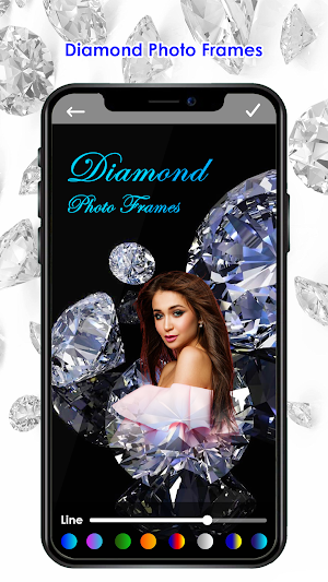 Diamond Photo Editor & Frames Screenshot 0