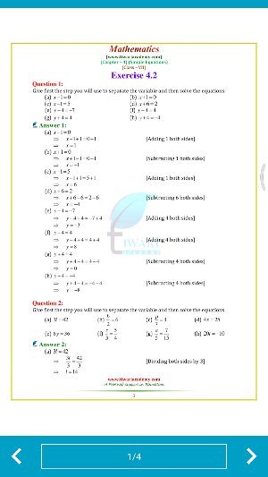NCERT Solutions Class 7 Maths in English Offline Screenshot 3