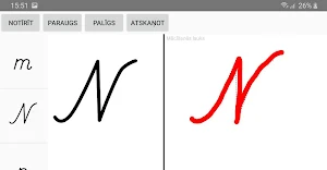 Mācies rakstīt burtus un ciparus Screenshot 2