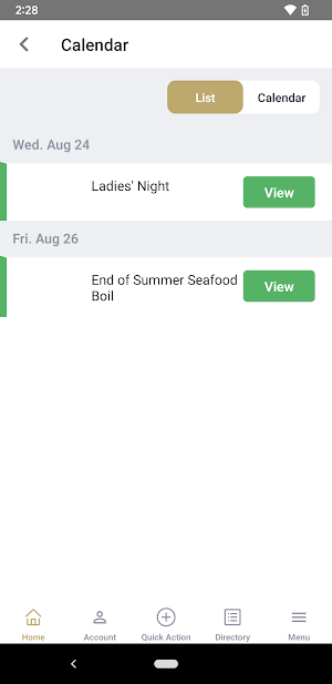 Whitford Country Club Screenshot 2