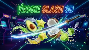 Veggie Slash 3D: Fruit Slicer Screenshot 0
