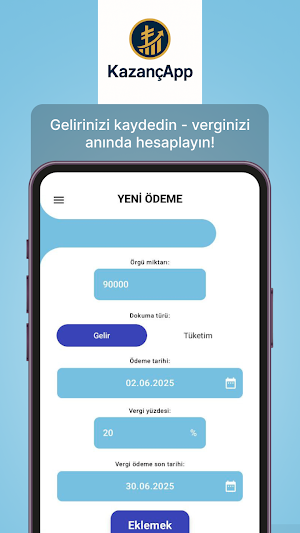 KazançApp Screenshot 1