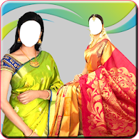 Pattu Saree Photo Montage