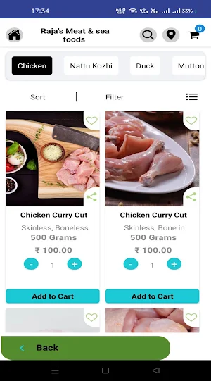 Rajasmeats - Fresh Meat & Fish Screenshot 1
