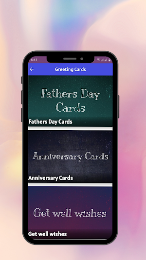 Greeting cards Screenshot 1