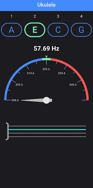 Afinador de Ukulele Screenshot 1