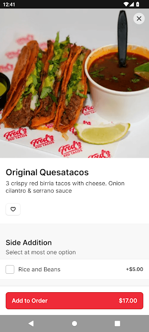 Fred's Red Tacos Screenshot 2