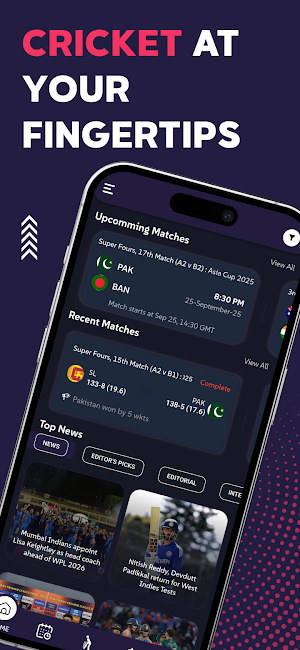 emCric - Live Score Screenshot 0