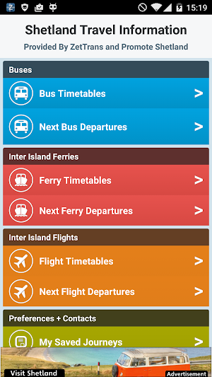 Shetland Travel Information Screenshot 0