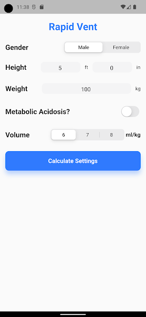 Rapid Vent Calculator Screenshot 1