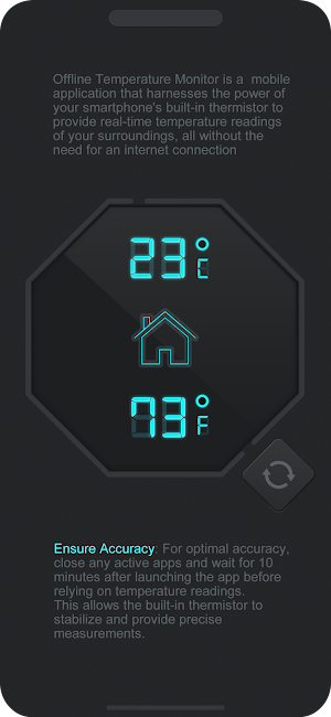 Offline Temperature Monitor Screenshot 1