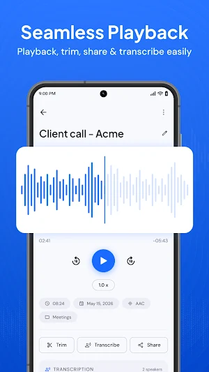 RecordIt: AI Voice Recorder Screenshot 2