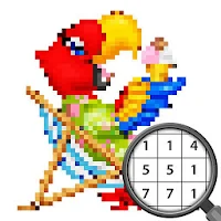 Color by Number – Pixel Art Coloring Book