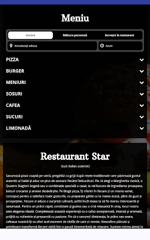 STAR RESTAURANT Screenshot 2