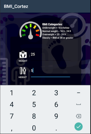 BMI_Cortez Screenshot 3