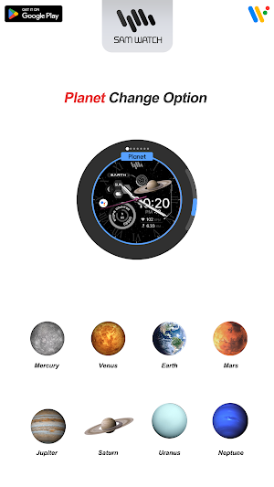 SamWatch SolarSystem Analog Screenshot 3