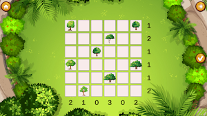 Tree and tent puzzle Screenshot 1
