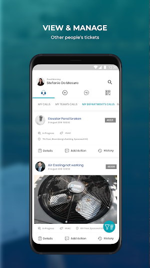 MCS Mobile Service Request Screenshot 2
