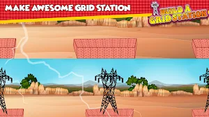 Build a Grid Station - Construction Games Screenshot 1