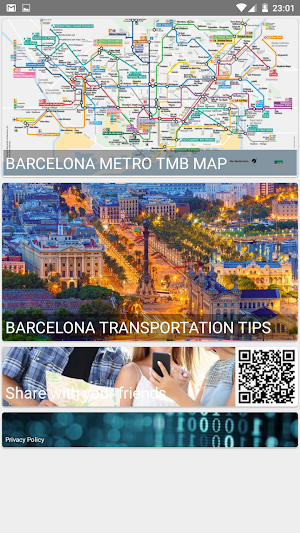 BARCELONA METRO TMB MAP OFFLINE Screenshot 0