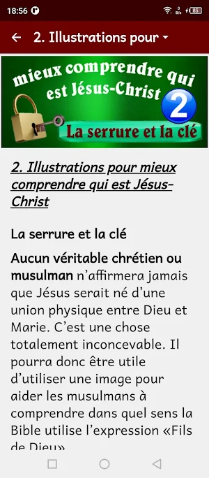 Evangile exposé simplement Screenshot 2