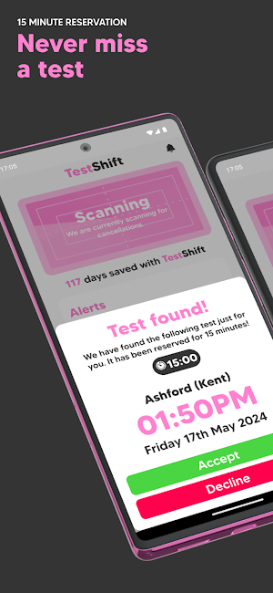 TestShift UK Find Driving Test Screenshot 1