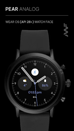 Awf Pear Analog - watch face Screenshot 0