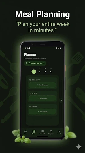 Reciplan - Indian Meal Planner Screenshot 2