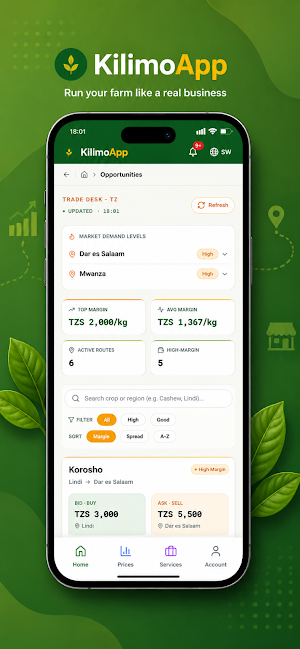 KilimoApp Screenshot 1