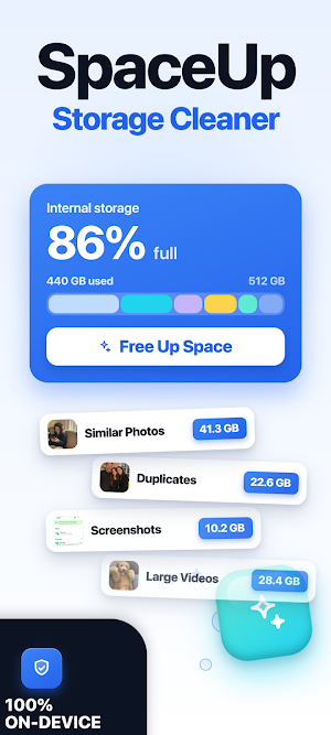SpaceUp — AI Storage Cleaner Screenshot 0