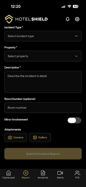 Hotel shield Screenshot 1