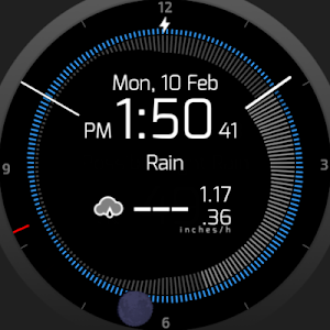 SkyHalo Weather Forecast Watch Face for Wear OS Screenshot 2