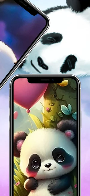 Cute Sweet Panda Wallpaper HD Screenshot 3
