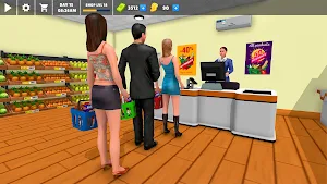 Manage Supermart 3D Simulator Screenshot 1