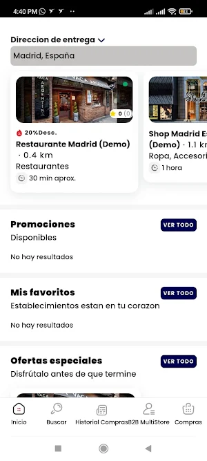 B2C MultiStore Screenshot 1