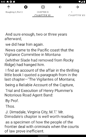 Book, Roughing It, Part 2. Screenshot 3