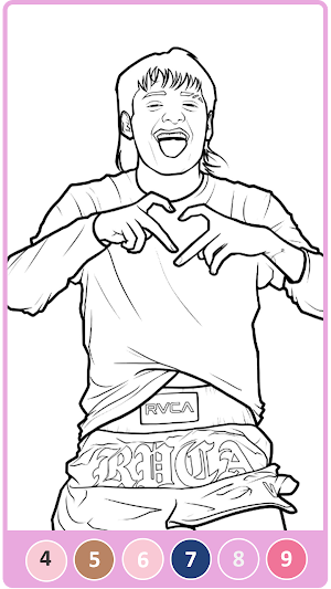 Peso Pluma Coloring ASMR Screenshot 3