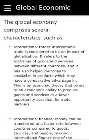 Global economics Screenshot 2