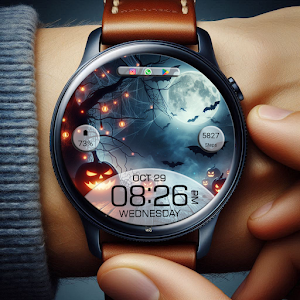 Key WF94 Halloween Watch Face Screenshot 3