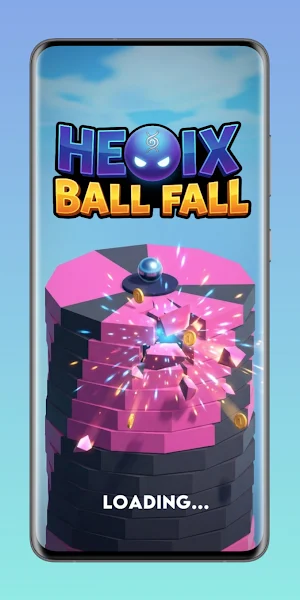 Helix Ball Fall: Stack Smash Screenshot 0