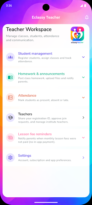 Eclassy Teacher Screenshot 0