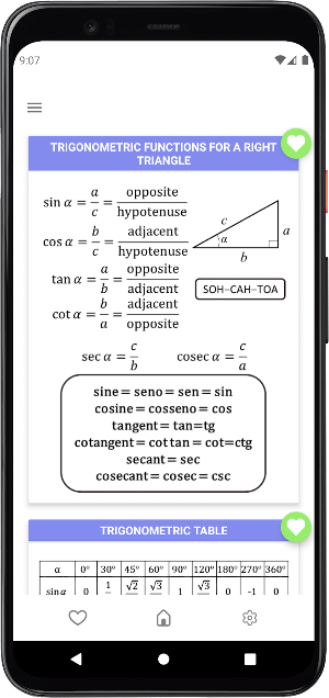 Math Formulas Screenshot 2