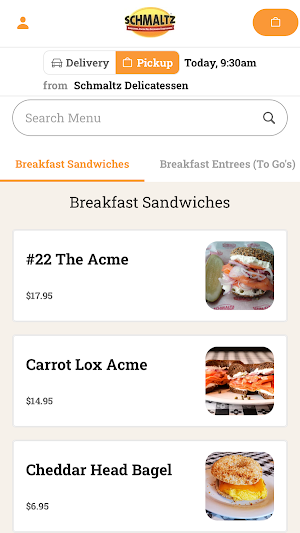 Schmaltz Deli Screenshot 1