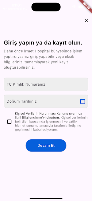 İrmet Hospital Screenshot 0