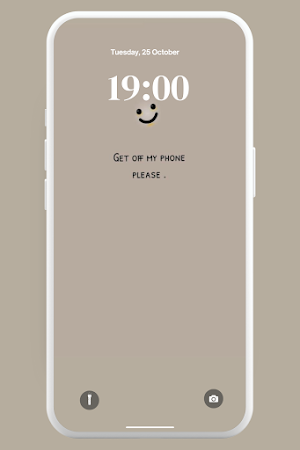 Get Off of My Phone Wallpaper Screenshot 2