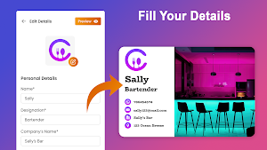 Business Card Maker: Editor Screenshot 2