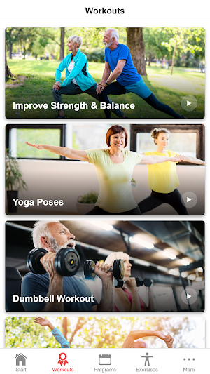 Exercise Plan for Seniors Screenshot 2