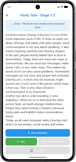 Read and Talk Screenshot 2