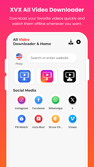 XVX All Video Downloader Screenshot 1